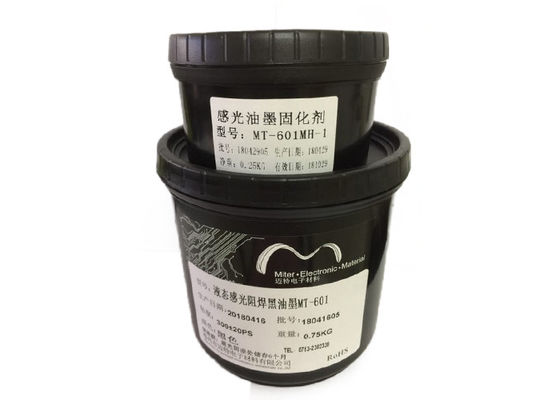 الصين السائل قناع اللحام تصوير الصور ممكن اللون الأسود مع محتوى 600ppm الهالوجين المزود